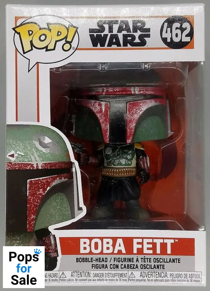 #462 Boba Fett - Star Wars The Mandalorian - Box Damaged Funko POP