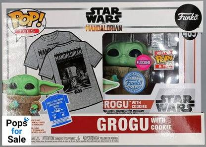 #465 Grogu (with Cookies) Flocked Star Wars - Box Damaged Funko POP