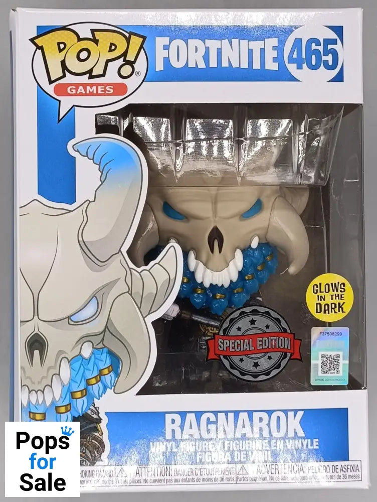 465 Ragnarok - Glow - Fortnite - Funko POP - Box Damaged
