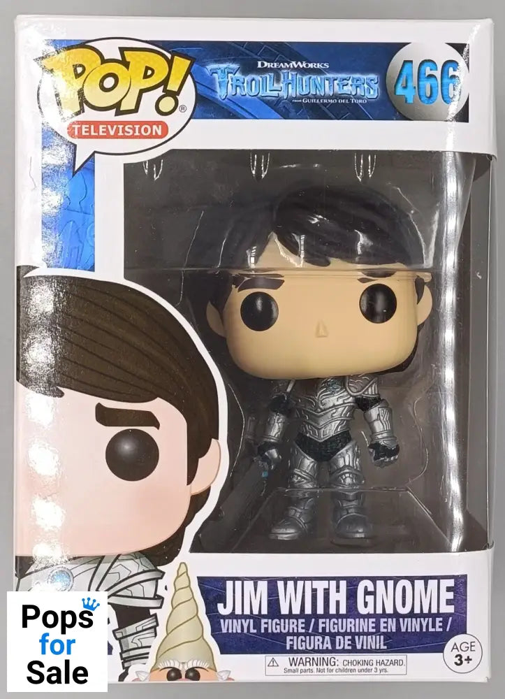 466 Jim with Gnome - Trollhunters Funko POP