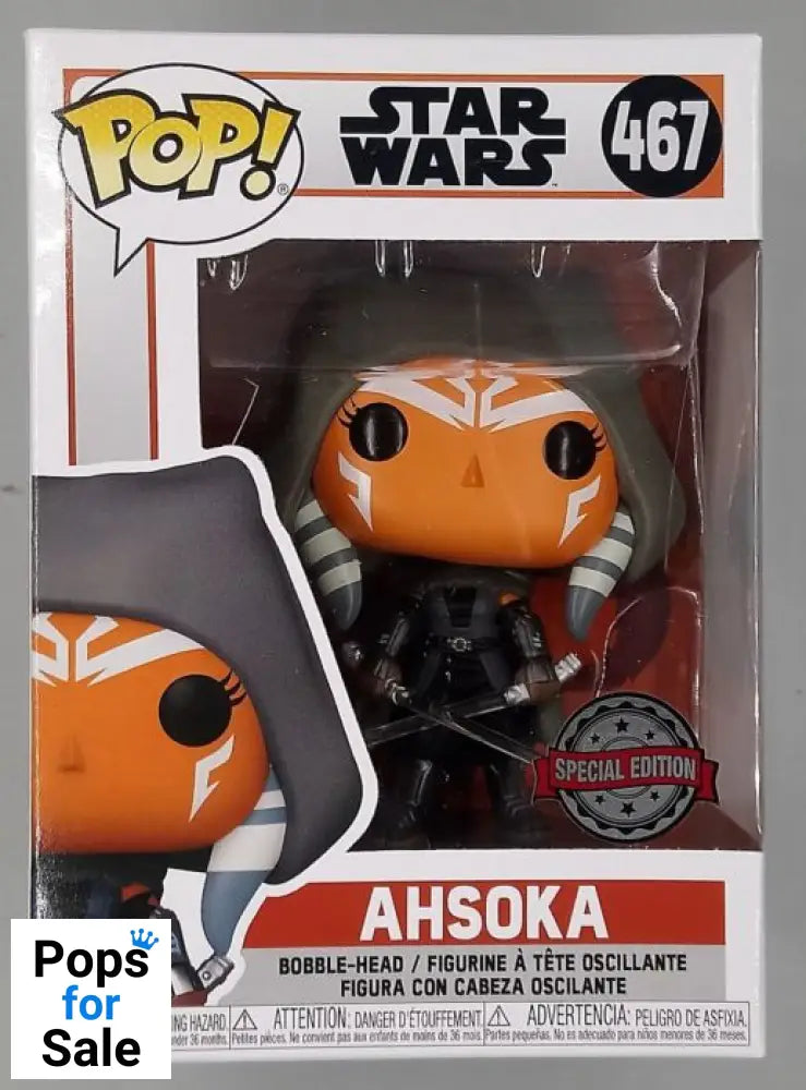 #467 Ahsoka (Hooded) - Star Wars The Mandalorian Funko POP