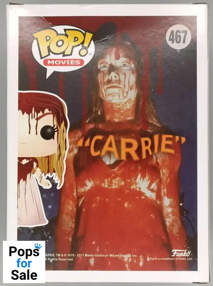 #467 Carrie (Bloody) - Horror - Carrie - Box Damaged Funko POP