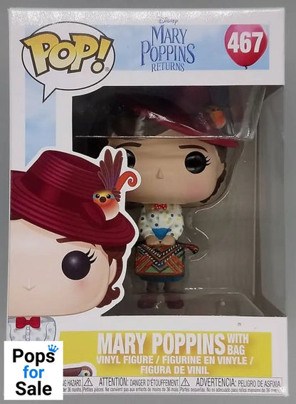 467 Mary Poppins (with Bag) Disney Mary Poppins Funko POP - Box Damaged