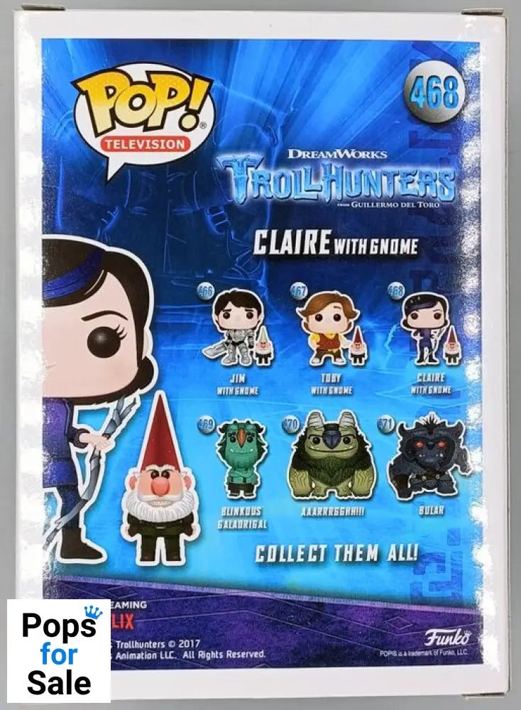 468 Claire with Gnome - TrollHunters Funko POP