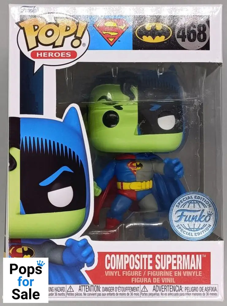 #468 Composite Superman Batman - DC - Box Damaged Funko POP