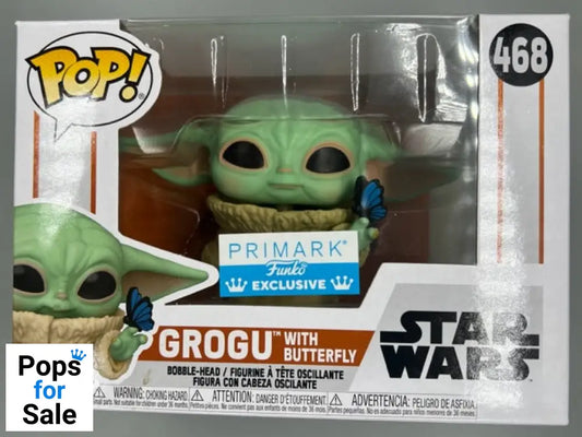 468 Grogu (with Butterfly) - Star Wars Funko POP
