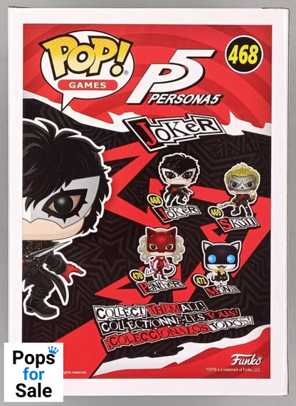 #468 Joker (Unmasked) - Chase - Persona 5 Funko POP