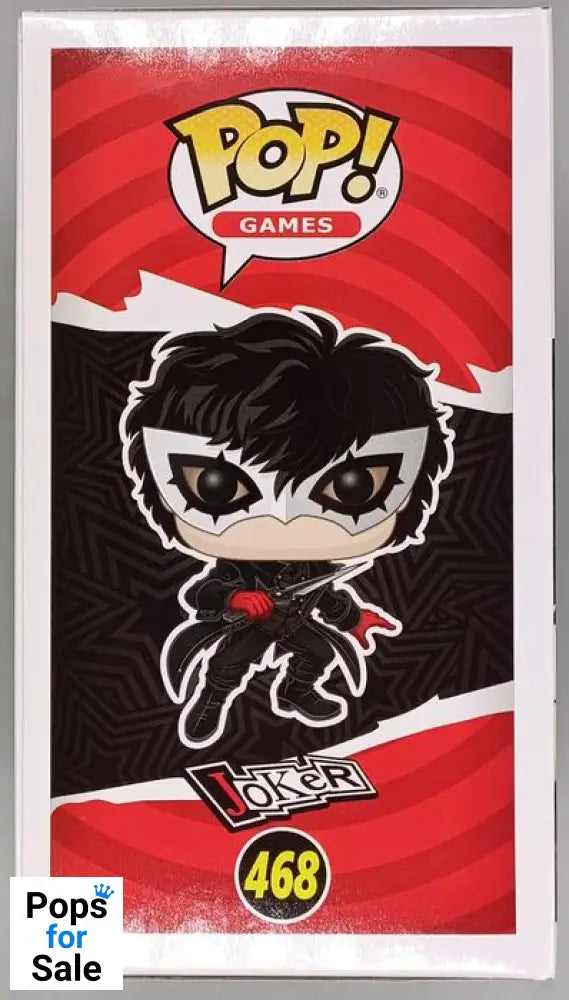 #468 Joker (Unmasked) - Chase - Persona 5 Funko POP