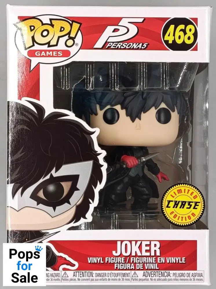 #468 Joker (Unmasked) - Chase - Persona 5 Funko POP