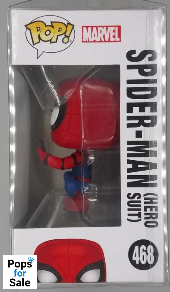 #468 Spider-Man (Hero Suit) Marvel Spider-Man Far from Home Funko POP