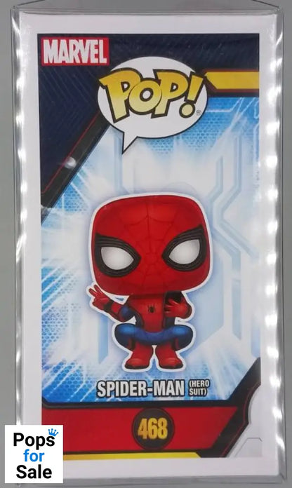 #468 Spider-Man (Hero Suit) Marvel Spider-Man Far from Home Funko POP