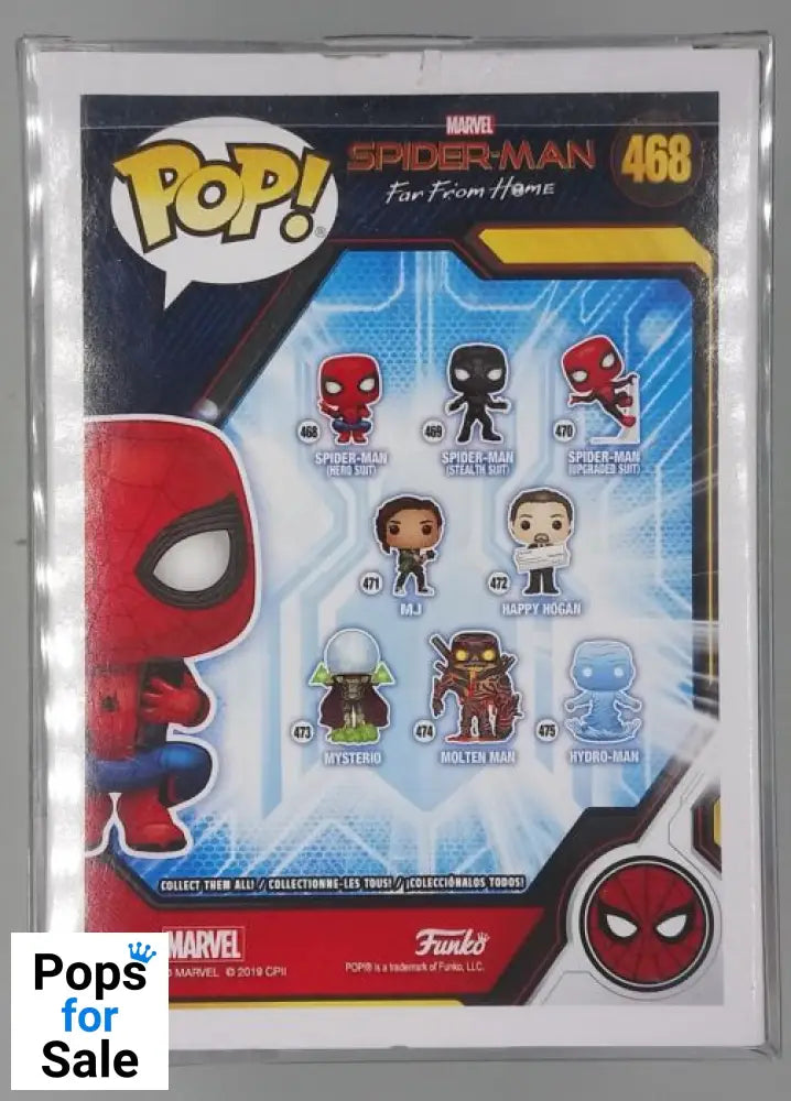 468 Spider-Man (Hero Suit) Marvel Spider-Man Far from Home Funko POP