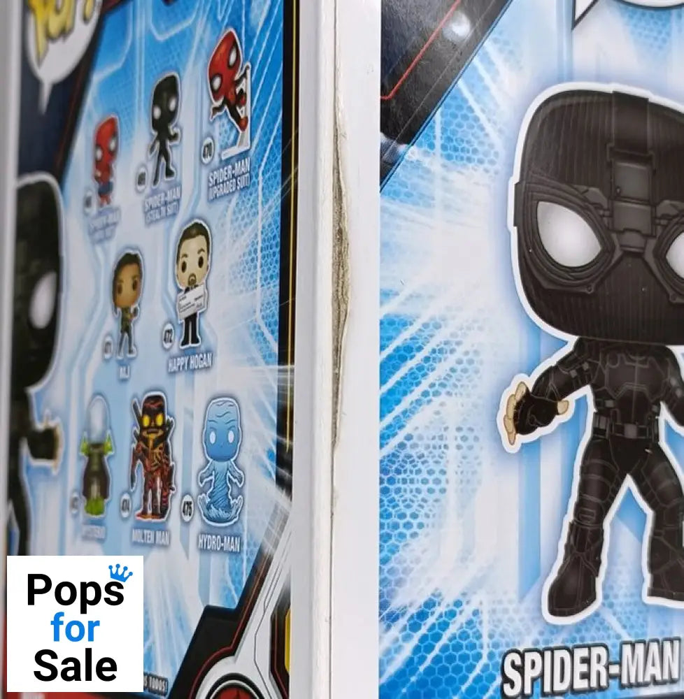 #469 Spider-Man (Stealth Suit) - Spider Far from Home Box Damaged Funko POP