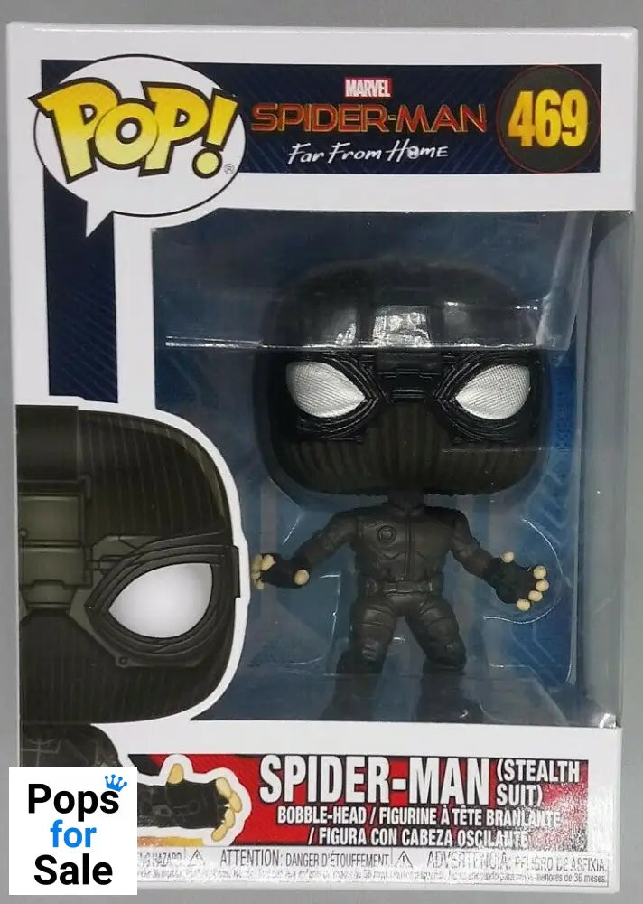 #469 Spider-Man (Stealth Suit) - Spider Far from Home Funko POP