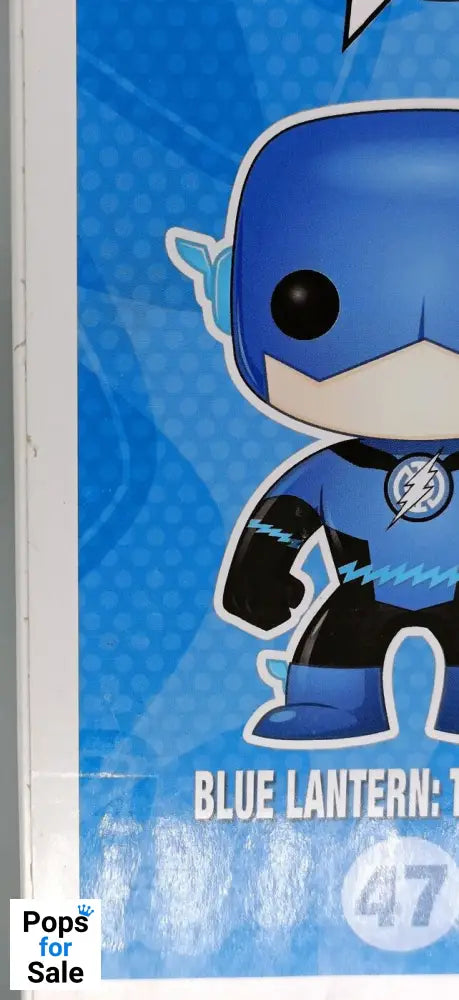 #47 Blue Lantern - DC The Flash - Metallic - Box Damaged Funko POP