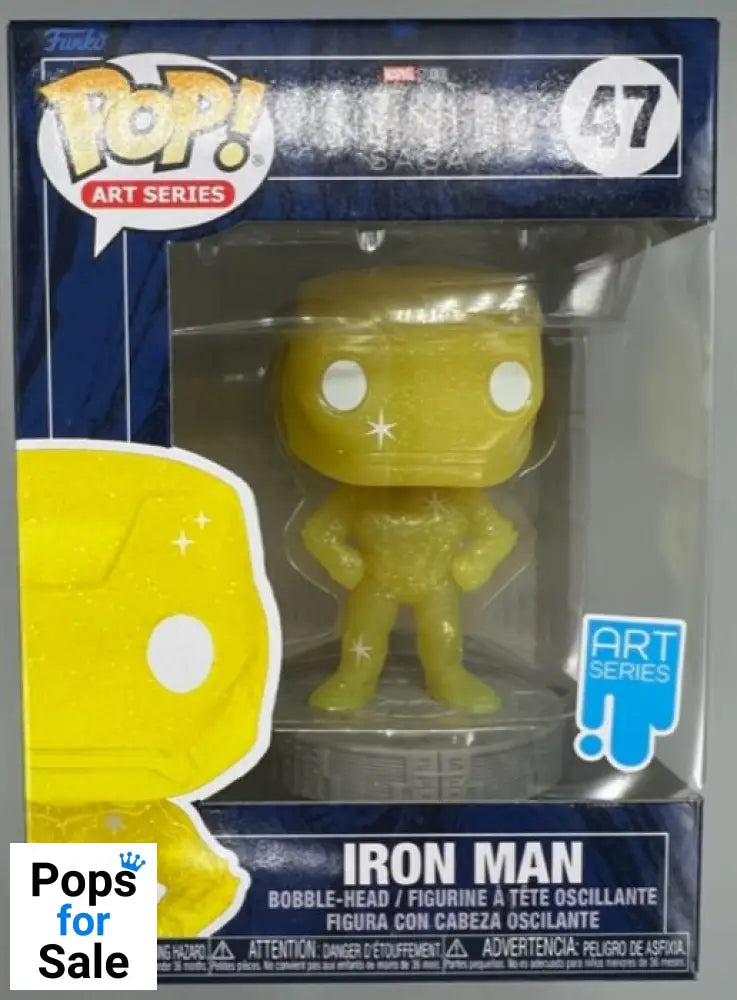 #47 Iron Man - Art Series - Marvel The Infinity Saga Funko POP