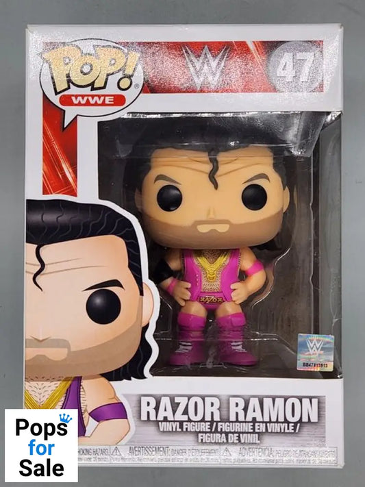 #47 Razor Ramon - WWE - Box Damaged Funko POP