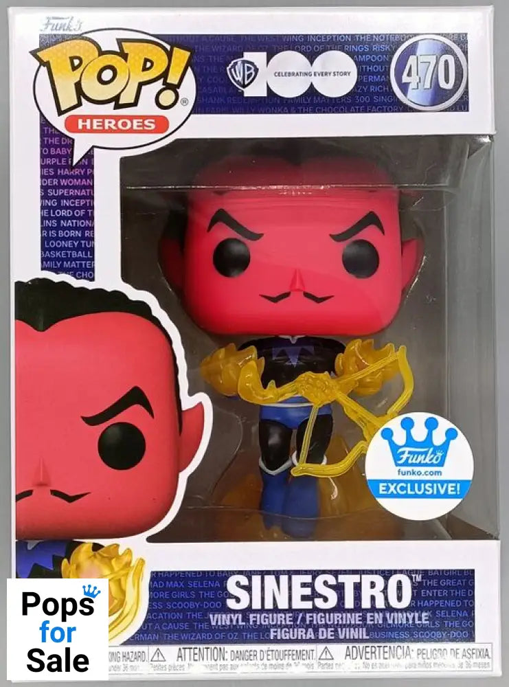 #470 Sinestro (Yellow Lantern) - DC Comics Green Lantern Funko POP