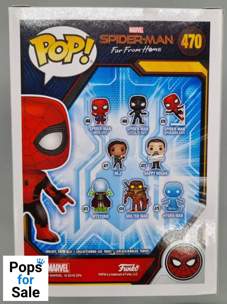 #470 Spider-Man (Upgraded Suit) Marvel Far from Home Funko POP