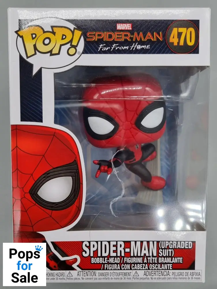 #470 Spider-Man (Upgraded Suit) Marvel Far from Home Funko POP