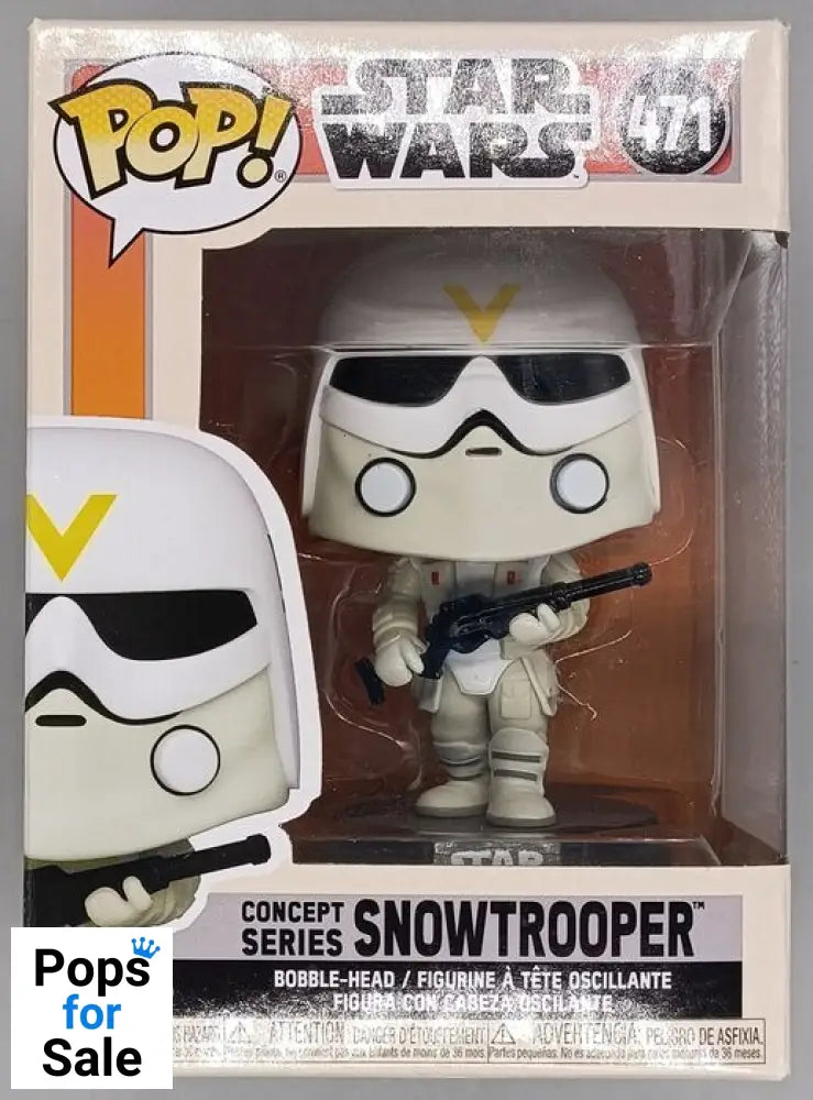 #471 Snowtrooper (Concept) - Star Wars - Box Damaged Funko POP