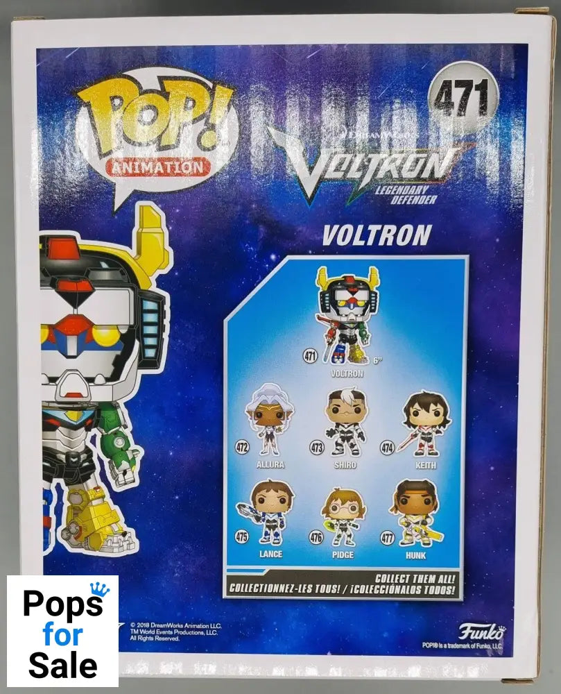 471 Voltron - 6 inch - Voltron - Funko POP - Box Damaged