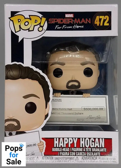 #472 Happy Hogan - Marvel Spiderman Far From Home Funko POP