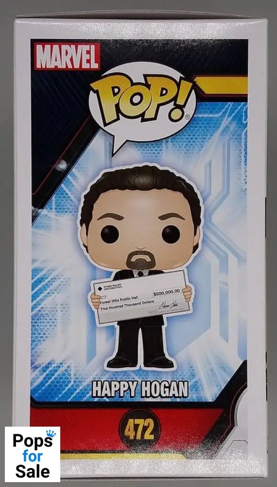 #472 Happy Hogan - Marvel Spiderman Far From Home Funko POP