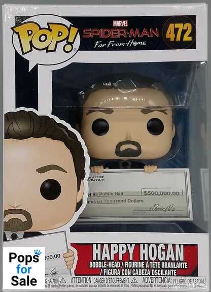 472 Happy Hogan - Marvel Spiderman Far From Home Funko POP - Box Damaged