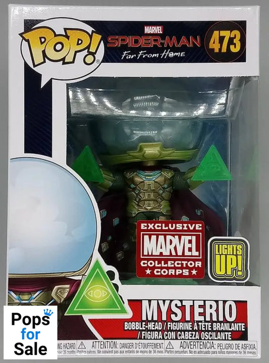 #473 Mysterio (Lights Up) - Marvel Spider-Man Far From Home Funko POP