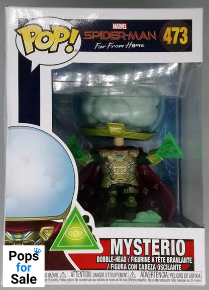 #473 Mysterio - Marvel Spiderman Far from Home Box Damaged Funko POP