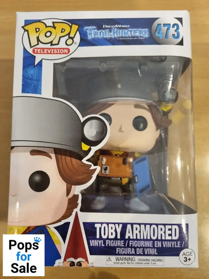 473 Toby Armored - Trollhunters Funko POP - Box Damaged