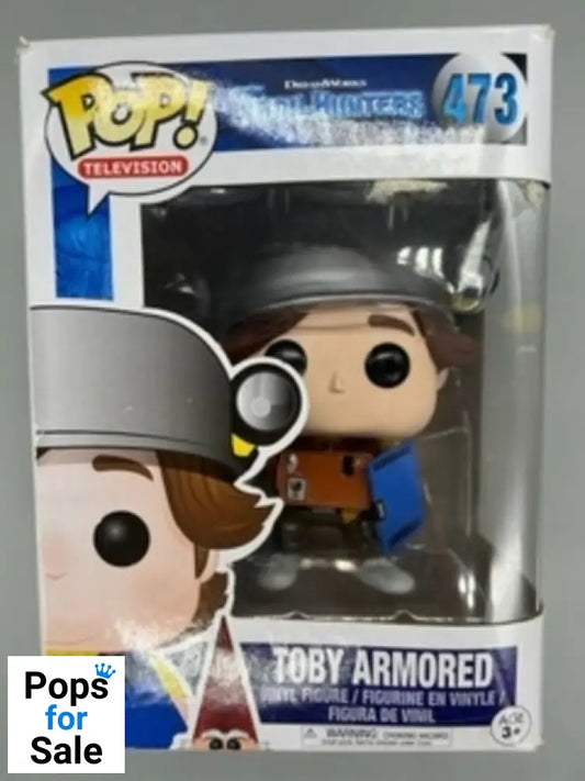 473 Toby Armored - Trollhunters Funko POP - Box Damaged
