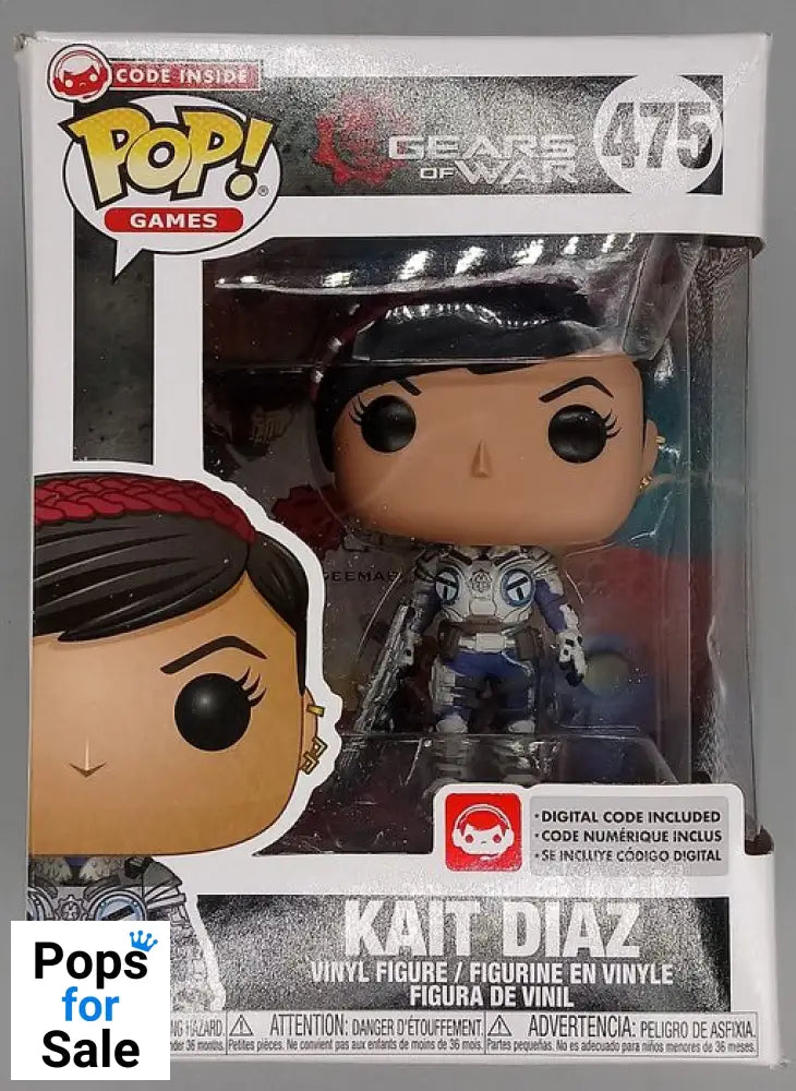 475 Kait Diaz - Gears of War - Box Damaged Funko POP