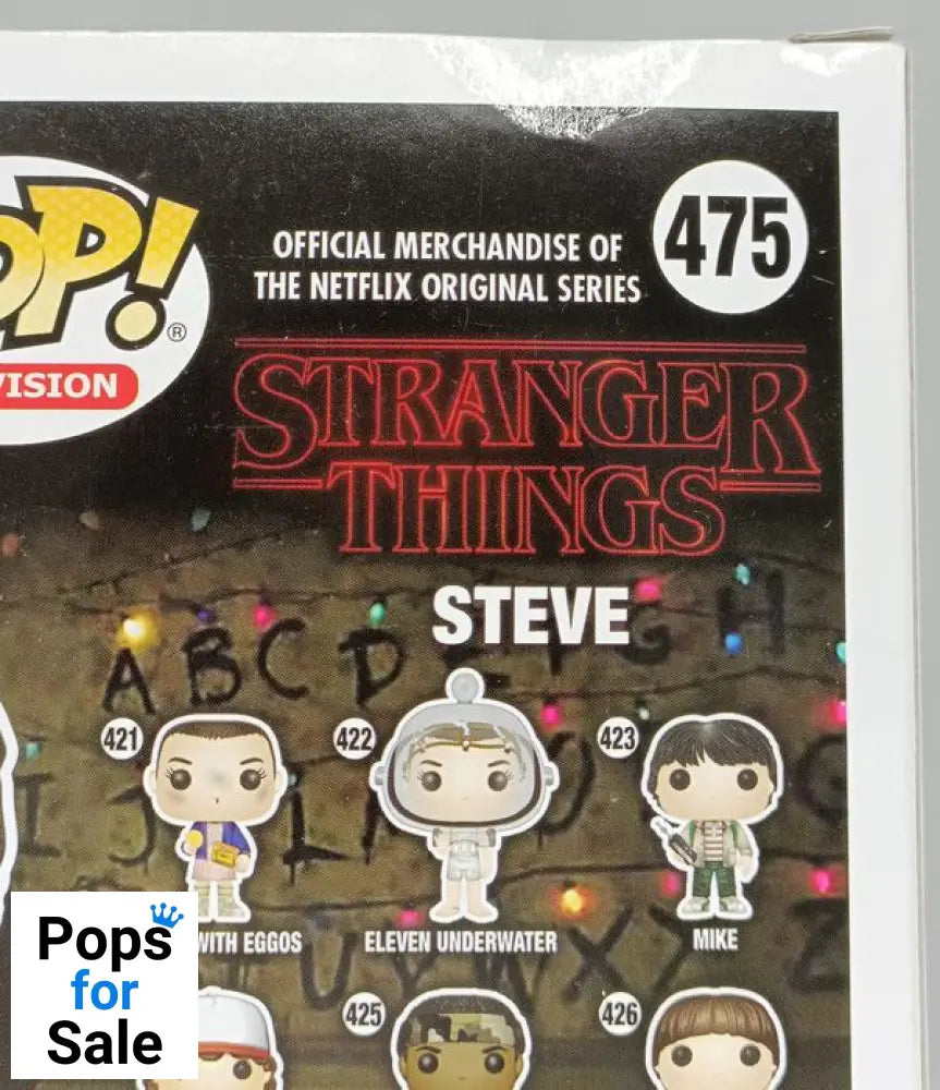 #475 Steve - Stranger Things - 2017 Con - Box Damaged Funko POP