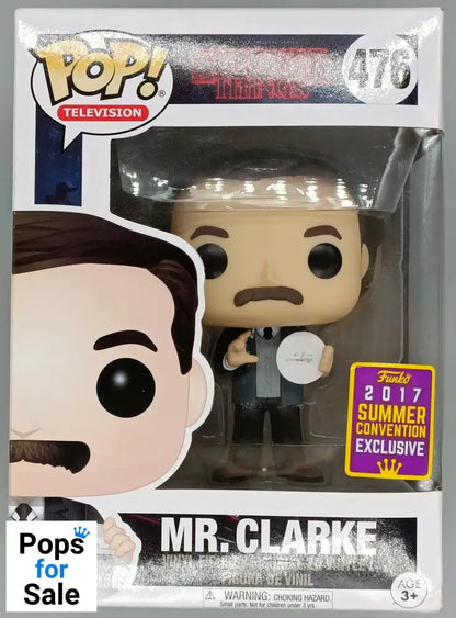 #476 Mr. Clarke - Stranger Things - 2017 Con - Box Damaged Funko POP