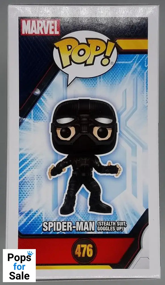 #476 Spider-Man (Stealth Suit- Goggles Up) Marvel Far From H Funko POP