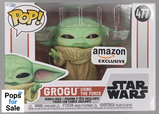 477 Grogu (Using the Force) Star Wars - Funko POP - Box Damaged