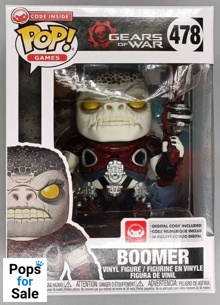478 Boomer - Gears of War - Funko POP - Box Damaged