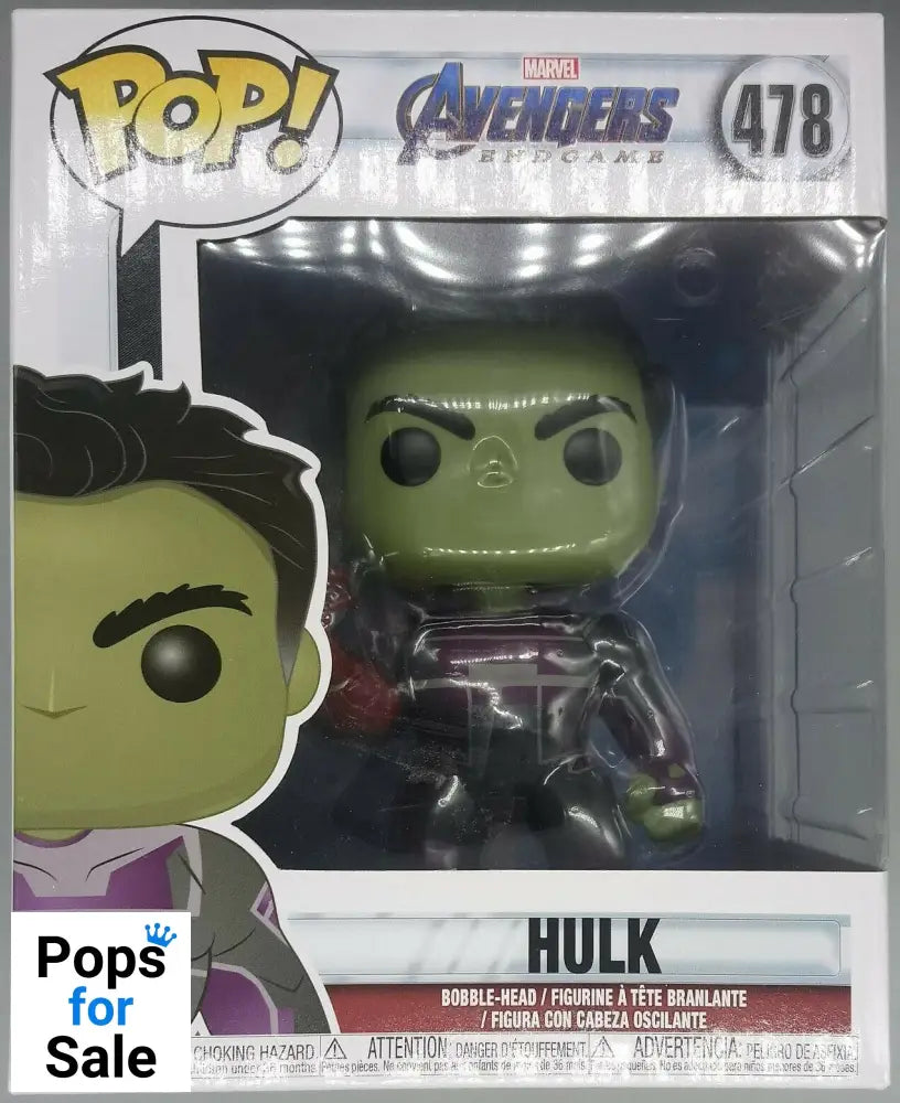 #478 Hulk (w/ Gauntlet) 6 inch - Marvel Avengers Endgame Funko POP