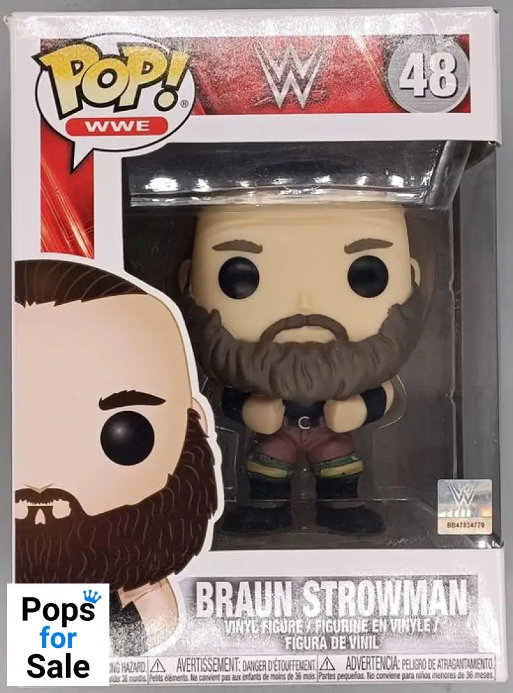 48 Braun Strowman - WWE - Box Damaged Funko POP