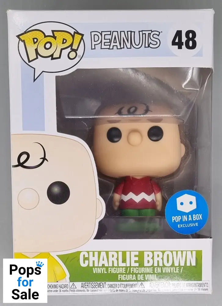 #48 Charlie Brown (Holiday) - Peanuts Funko POP