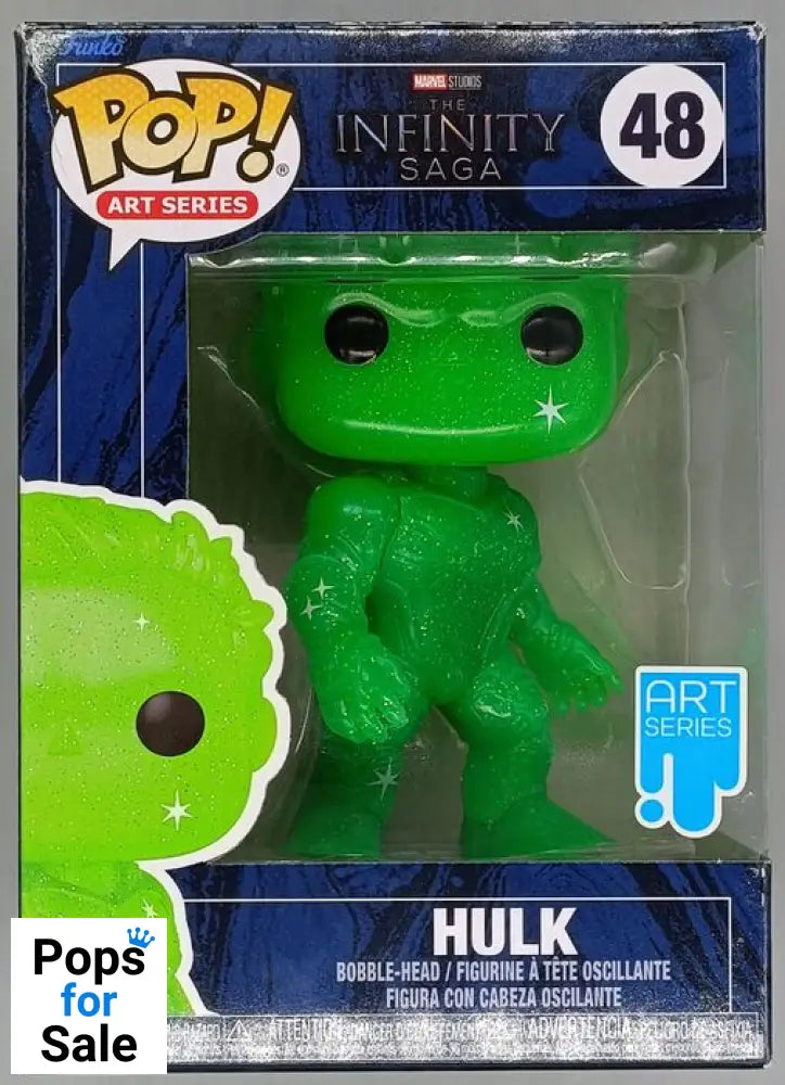 #48 Hulk - Art Series - Marvel The Infinity Saga Box Damaged Funko POP