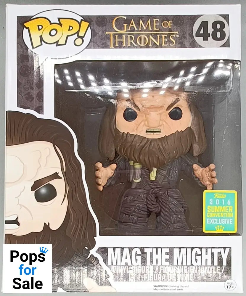 #48 Mag the Mighty - 6 Inch - Game of Thrones 2016 Con Funko POP