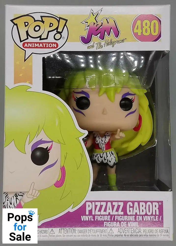 #480 Pizzazz Gabor - Jem and the Holograms Funko POP