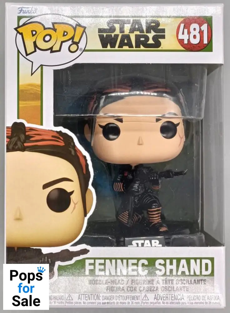 #481 Fennec Shand - Star Wars Book of Boba Fett - Box Damaged Funko POP