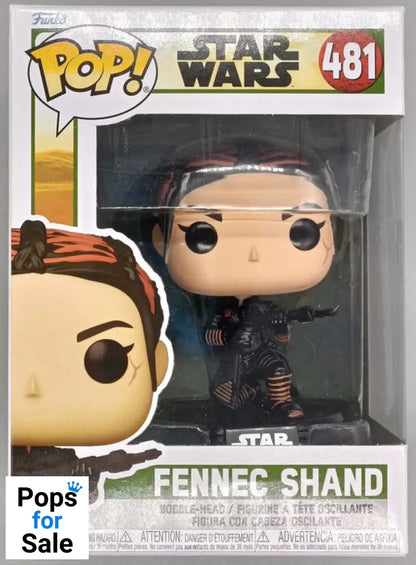 #481 Fennec Shand - Star Wars Book of Boba Fett - Box Damaged Funko POP