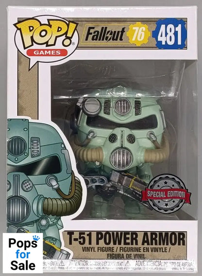 #481 T-51 Power Armor (Green) - Fallout 76 - BOX DAMAGE
