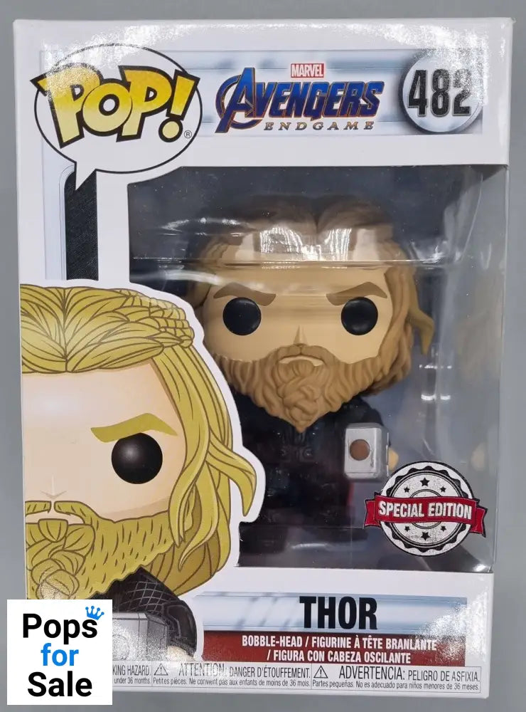 #482 Thor (w/ Stormbreaker and Mj�lnir) Marvel Avengers Funko POP