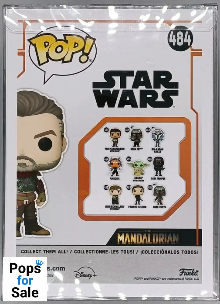 #484 Cobb Vanth (w/o Helmet) Chase - Star Wars Mandalorian Funko POP